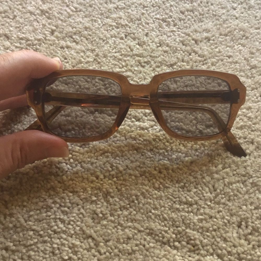 USS Halo Vintage War Issued Hornrimmed Eyeglasse Frames Halo 1960's Unisex - Picture 3 of 10